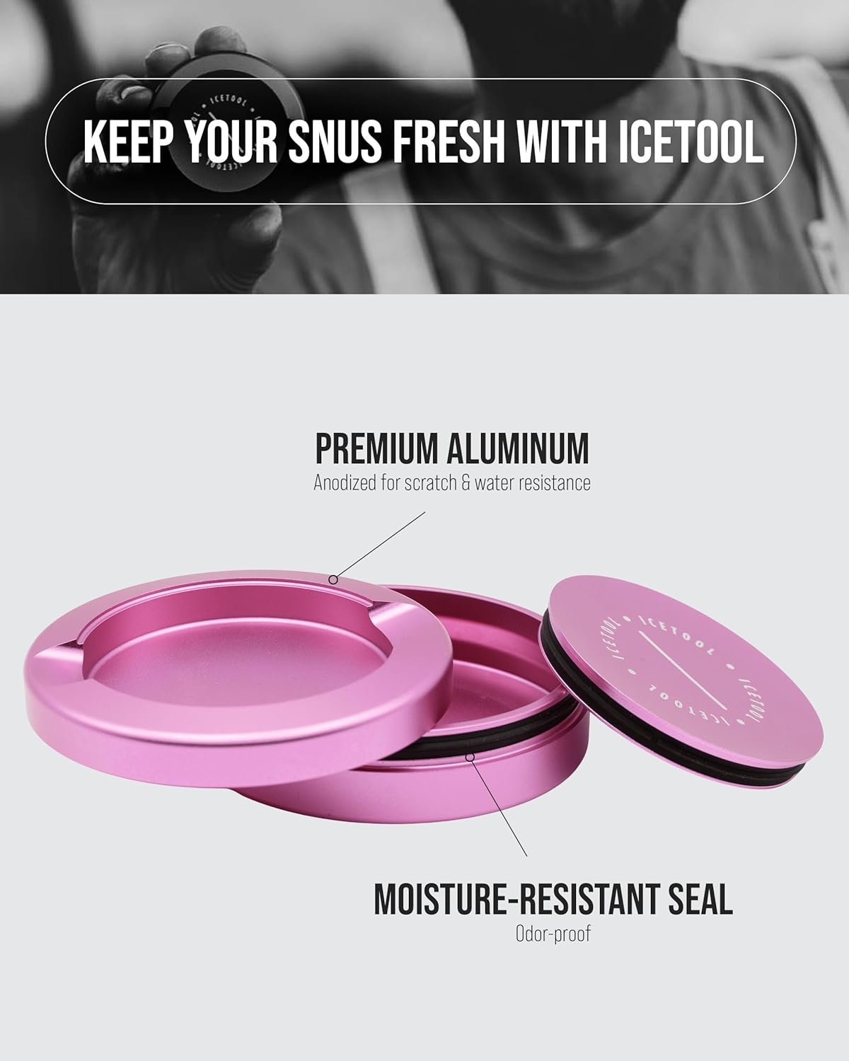 The Can – Metal Pouch Container for Zyn – Durable Aluminum Container with Catch Lid – Moisture & Odor-Proof Box to Preserve Freshness – 2.83\u201Dx0.87\u201D Can – Pink The Can – Metal Pouch Container for Zyn – Durable Aluminum Container with Catch Lid – Moisture & Odor-Proof Box to Preserve Freshness – 2.83\u201Dx0.87\u201D Can – Pink