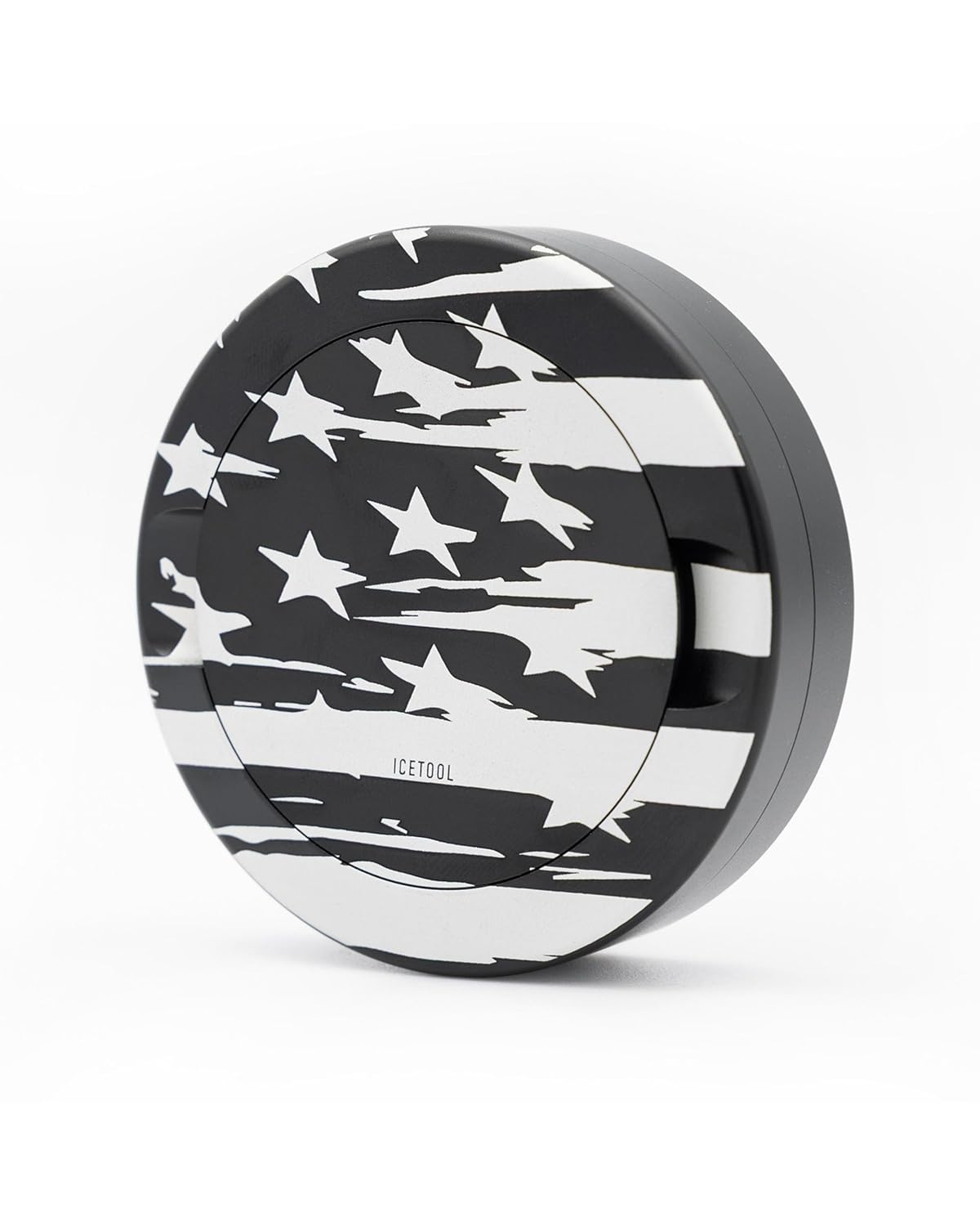 The Can – Metal Pouch Container for Zyn – Aluminum Container with Catch Lid – Moisture & Odor-Proof Box to Preserve Freshness – 2.83\u201Dx0.87\u201D Can – Americana Black