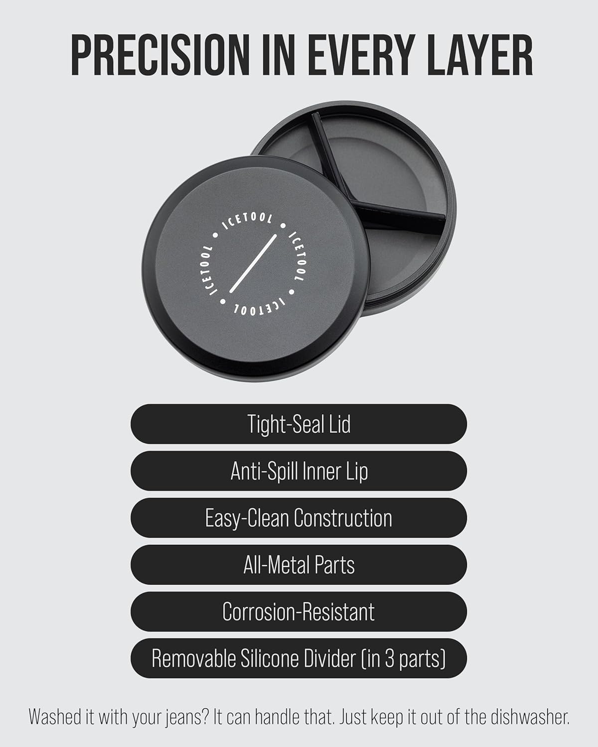 Tri Can – 3-Way Divider Metal Pouch Container for Zyn – Durable Aluminum Container for Multiple Flavors – Moisture & Odor-Proof Box – 2.83"x0.75" Can – Black Tri Can – 3-Way Divider Metal Pouch Container for Zyn – Durable Aluminum Container for Multiple Flavors – Moisture & Odor-Proof Box – 2.83"x0.75" Can – Black